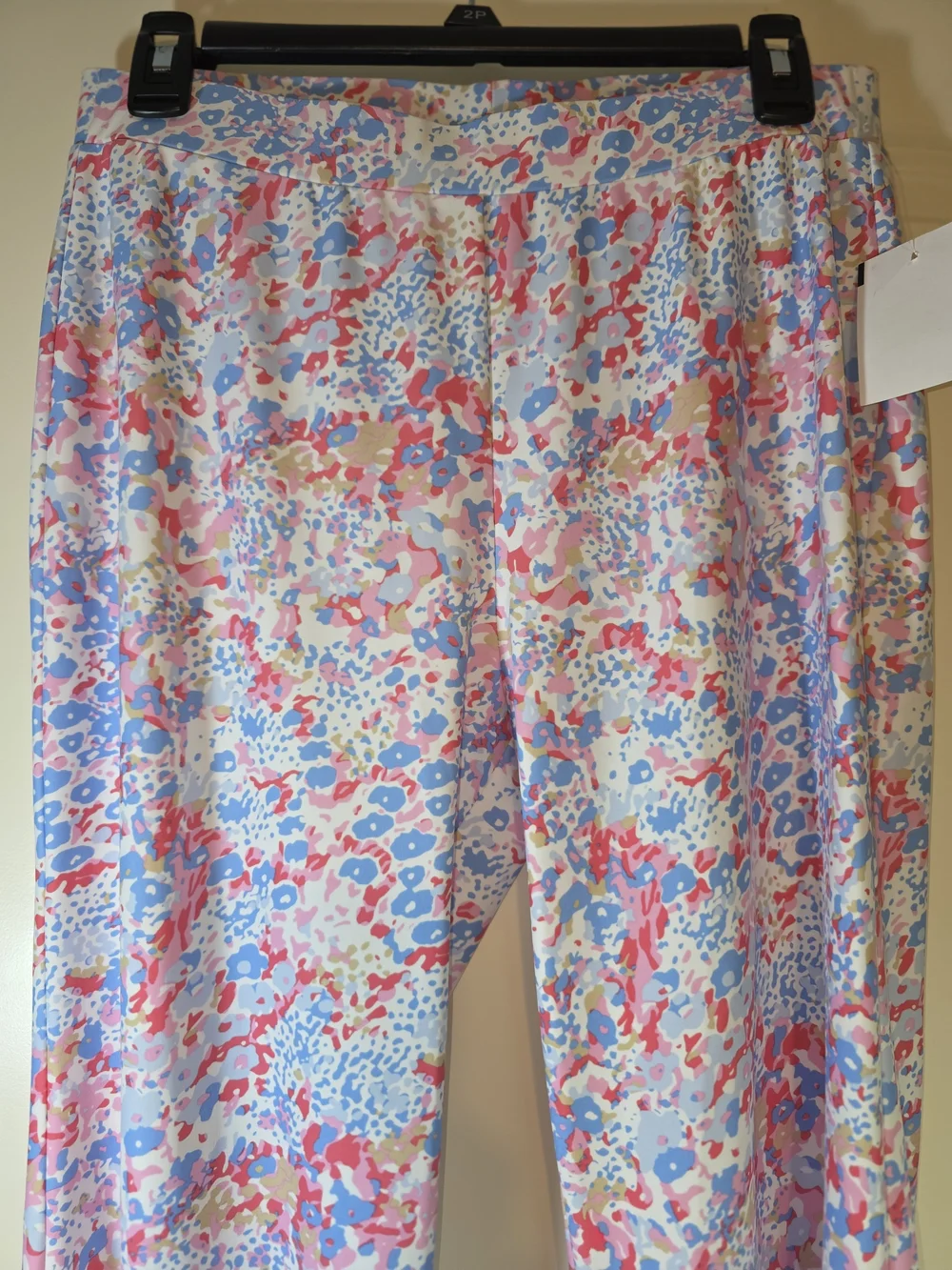 NWOT Jude Connally Pastel Floral Wide-Leg Pants - Pink, Blue, White,